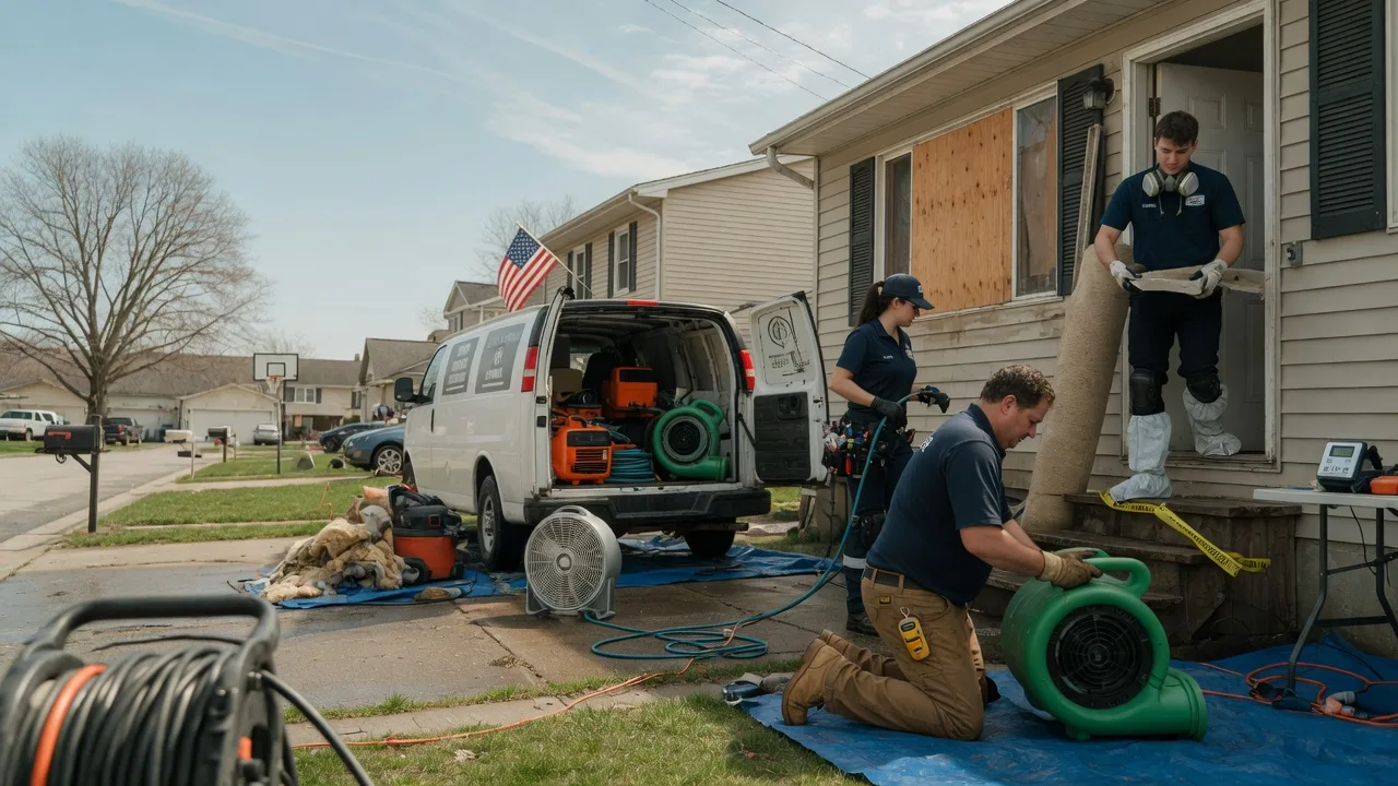 Water Damage Restoration in Half Way, MO near me